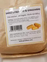Mängden socker i Salé citron bio et gingembre