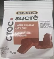 Mängden socker i Croc sucre cacao