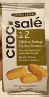 Mängden socker i Sablés Au Fromage Pecorino Romano AOP