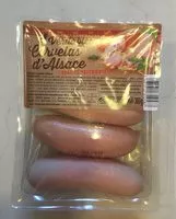 Mängden socker i Veritable cervelas d'Alsace