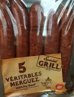 Mängden socker i 5 véritables Merguez