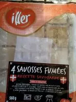 Mängden socker i Saucisses fumées recette savoyarde