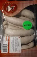 Mängden socker i Saucisse blanche au munster