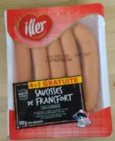 Mängden socker i Saucisses de Francfort