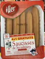 Mängden socker i Saucisses de Strasbourg (4+1 gratuite)