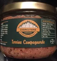 Mängden socker i Terrine campagnarde