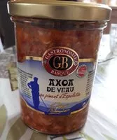 Mängden socker i Axoa de veau au piment d'Espelette