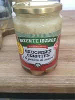Mängden socker i Saucisse confite