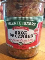 Mängden socker i Axoa de canard