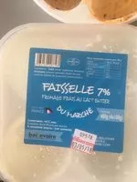 Mängden socker i Faisselle