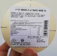 Mängden socker i Petit bessin à la truffe noire