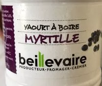 Mängden socker i Yaourt a boire Myrtille