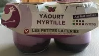 Mängden socker i Yaourt Myrtille au Lait Entier