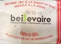 Mängden socker i Beurre cru à la baratte bois moulé à la main 1/2 sel