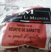 Mängden socker i Beurre de baratte au piment d'espelette