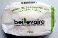 Mängden socker i Beurre doux cru à la baratte bois