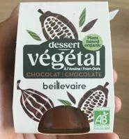 Mängden socker i Dessert végétal à l'avoine chocolat