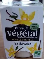 Mängden socker i Dessert végétal vanille