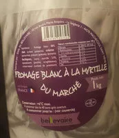 Mängden socker i Fromage blanc à la myrtille du marché