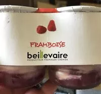 Mängden socker i Yaourt nature sur lit de framboise