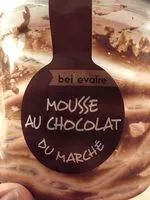 Mängden socker i Mousse au chocolat du marché