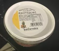 Mängden socker i Fromage frais aux fruits exotiques