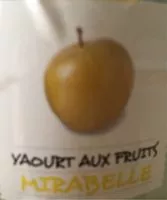Mängden socker i Yaourt aux fruits Mirabelle
