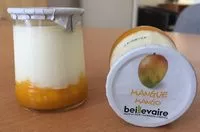 Mängden socker i Yaourt nature sur fruits Mangue