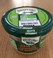 Mängden socker i Pate De Campagne Aux Noisettes