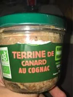 Mängden socker i TERRINE DE CANARD AU COGNAC