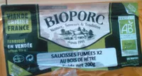 Mängden socker i Saucisses fumées x2 au bois de hêtre