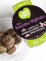 Mängden socker i Bouchées végétales lentilles