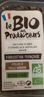 Mängden socker i Saucisse fumée cuisinée aux lentilles