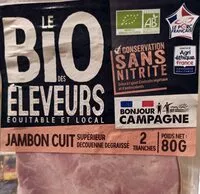 Mängden socker i Jambon cuit