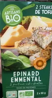 Mängden socker i Steaks de Tofu aux épinards et à l'emmental Bio