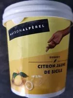 Mängden socker i Sorbet citron jaune de sicile