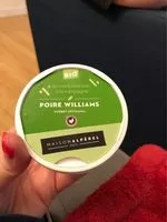 Mängden socker i Sorbet poire