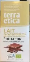 Mängden socker i Chocolat Lait Equateur 53%