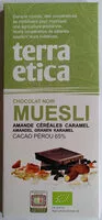 Mängden socker i Chocolat noir MUESLI cacao 65%