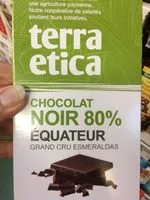 Mängden socker i Chocolat noir 80% équateur