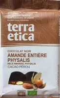 Mängden socker i Chocolat noir amande physalis