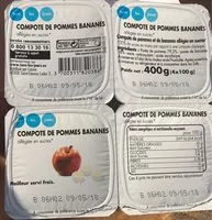 Mängden socker i Compote de pommes bananes