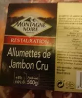 Mängden socker i Allumettes de Jambon Cru