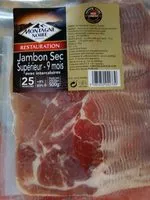 Mängden socker i Jambon sec supérieur 9 mois