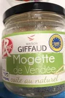 Mängden socker i Mogette de vendée