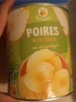 Mängden socker i Poires au sirop