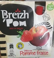 Mängden socker i Délice de Pomme Fraise