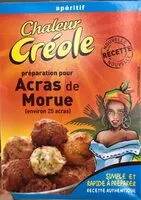 Mängden socker i Préparation pour acras de morue