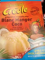 Mängden socker i Blanc manger coco flan créole à la noix de coco