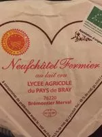 Mängden socker i Neufchatel fermier au lait cru